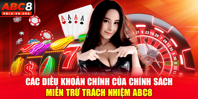 Các điều khoản chính của chính sách miễn trừ trách nhiệm ABC8